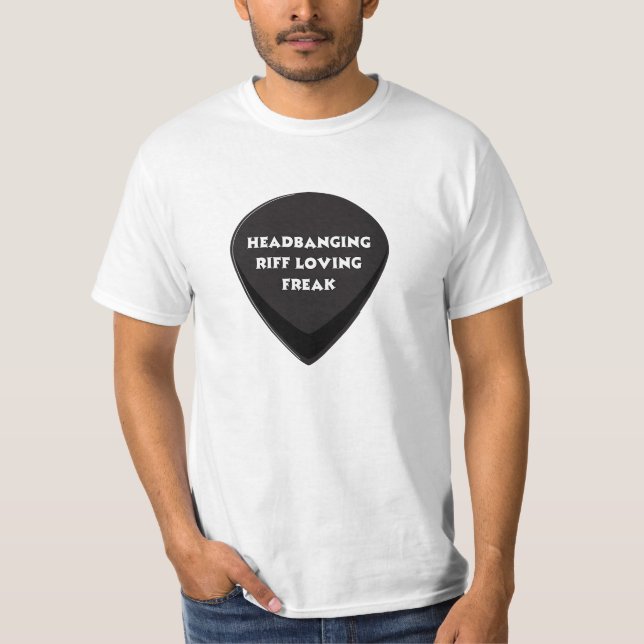 Headbanging, Riff Loving Freak T Shirt (Framsida)