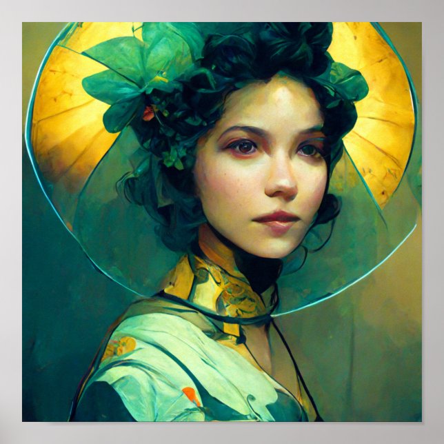 Headdress Fantasy Sci-Fi Poster (Framsidan)