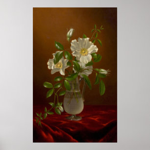 Heade - Cherokee Ro i ett Glass Vas Poster