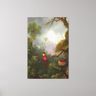 HEADE - Hummingbird, Brasiliens liggande Canvastryck