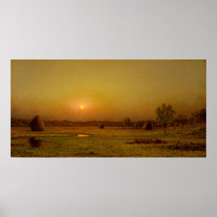 Heade - Marsh Sunset Newburyport Poster