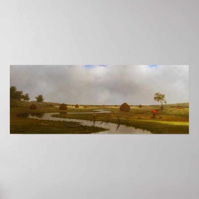 Heade - Marshfield Meadows 1878 Poster (Framsidan)