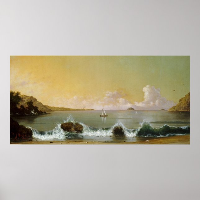 Heade - Rio De Janeiro Bay 1864 Poster (Framsidan)