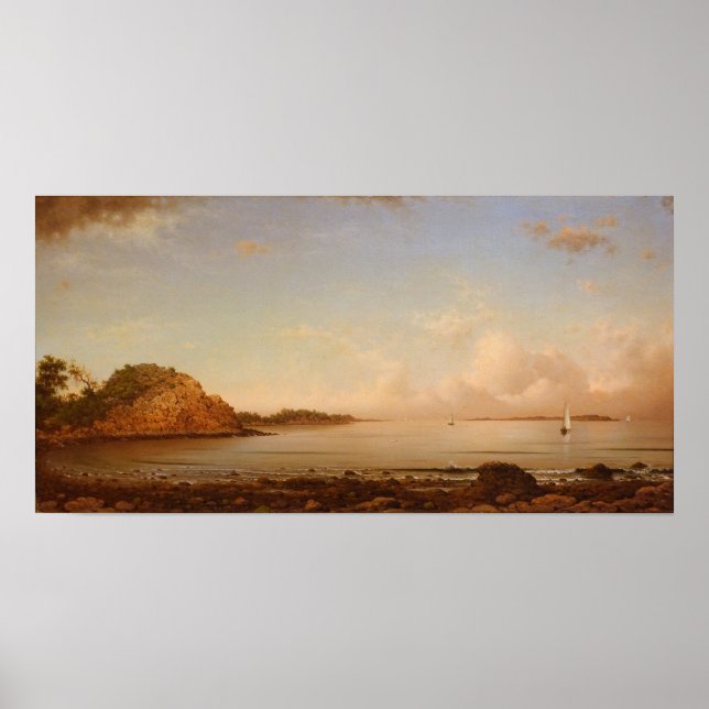 Heade - Sångande strand Manchester 1862 Poster (Framsidan)