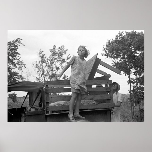 Headed to California: 1930 s Poster (Framsidan)