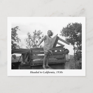 Headed to California, 1930-talet Vykort