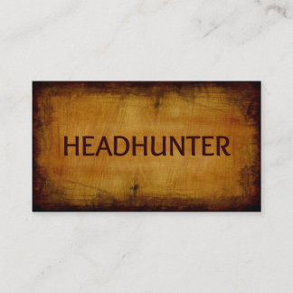 Headhunter Affärskort Visitkort