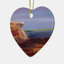 Headland vid Long Sands Julgransprydnad Keramik