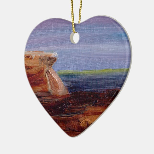 Headland vid Long Sands Julgransprydnad Keramik (Vänster)