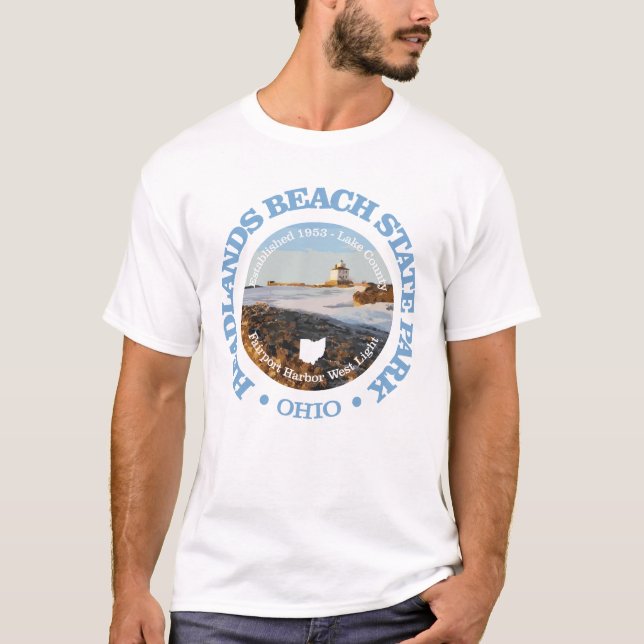 Headlands Beach SP T Shirt (Framsida)