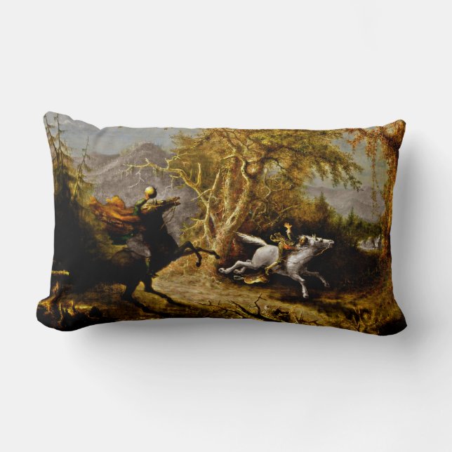 Headless Horseman Aktiv Ichabod Crane Lumbarkudde (Framsida)