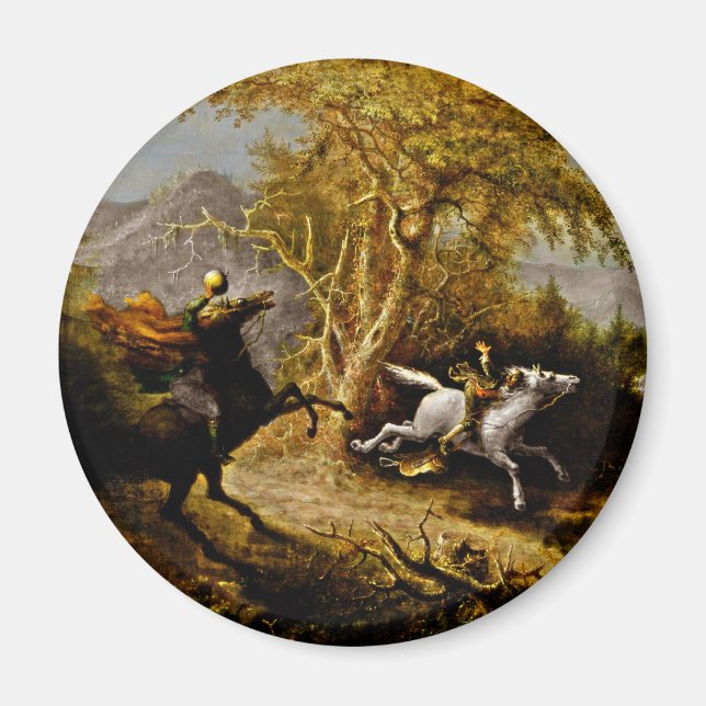 Headless Horseman Aktiv Ichabod Crane Magnet (Framsidan)