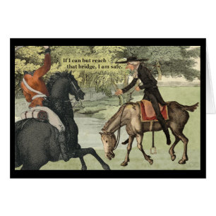 Headless Horseman och Ichabod Crane Hälsningskort