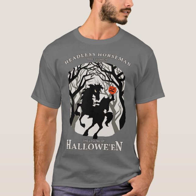 Headless Horseman Rides i kväll T Shirt (Framsida)