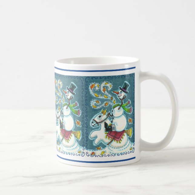 HEADLESS HORSEMAN SNÖGUBBE, JULAFTON HALLOWEEN HUM KAFFEMUGG (Höger)