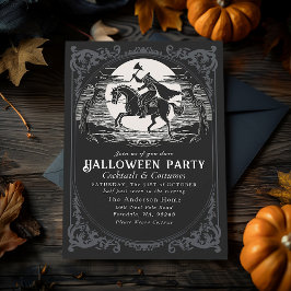 Headless Horseman Sömnig Hollow Halloween fest Inbjudningar