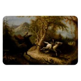 Headless Horseman, Sömnig Hollow & Ichabod Crane Magnet