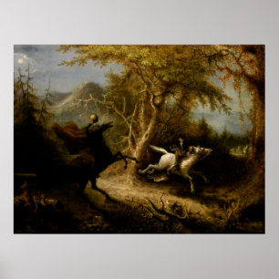 Headless Horseman, Sömnig Hollow & Ichabod Crane Poster