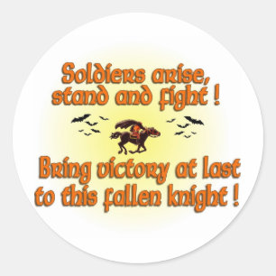 Headless Horseman Sticker Runt Klistermärke