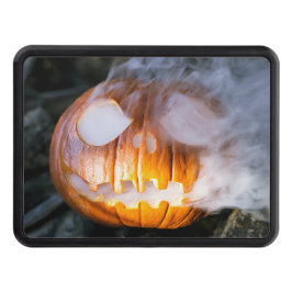 Headless Horsemans Jack-o-Lantern Head a Flame Dragkroksskydd