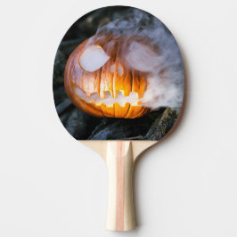 Headless Horsemans Jack-o-Lantern Head a Flame Pingisracket