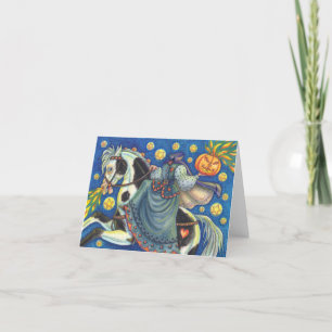 HEADLESS HORSEWOMAN HÄLSNING NOTE CARD Blank Kort