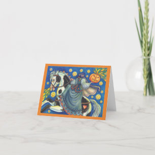 HEADLESS HORSEWOMAN HÄLSNING NOTE CARD Blank Kort