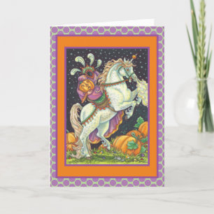 HEADLESS HORSEWOMAN HÄLSNING NOTE CARD Verse Kort