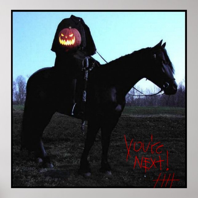 HeadlessHorseman w/BloodyAutograph Poster (Framsidan)