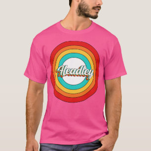 Headley Namn Shirt Vintage Headley Circle T