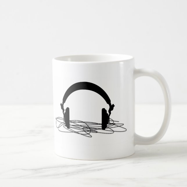 headphone kaffemugg (Höger)