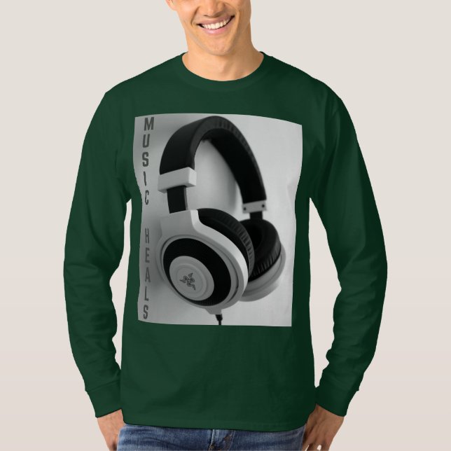 Headphone manar's Kortärmad T Shirt (Framsida)
