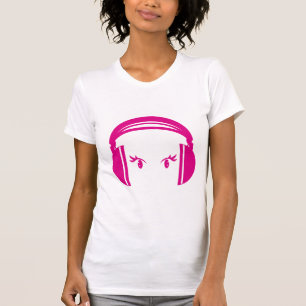Headphone & ögaT-tröja T-shirt