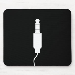 HeadphonejackPictogram Mousepad Musmatta