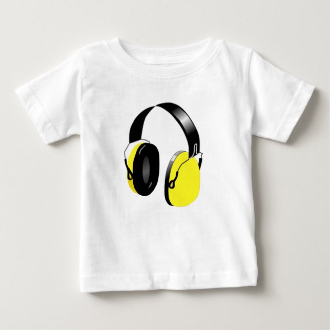 headphoneplain tee shirt (Framsida)