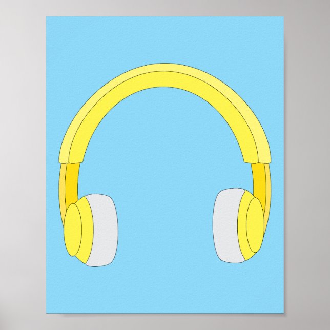 Headphones Poster (Framsidan)