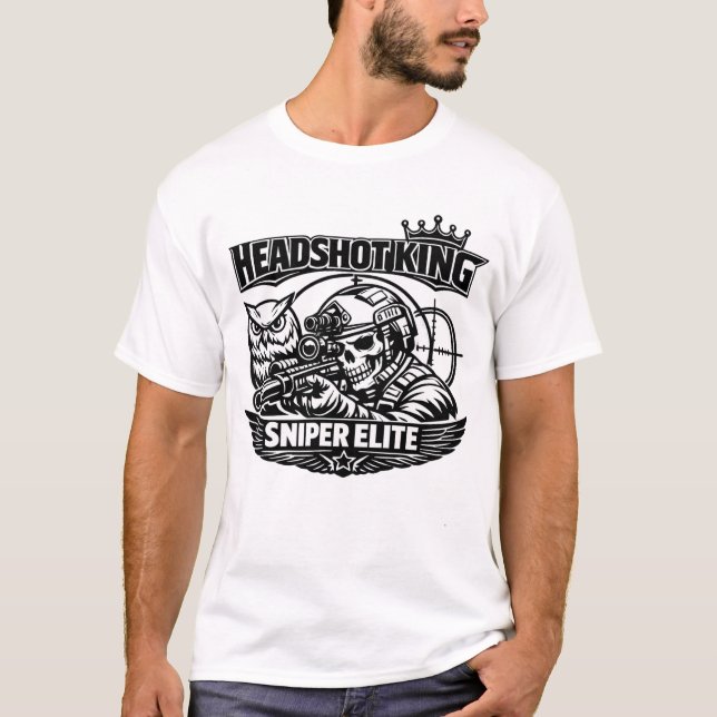 Headshot King Sniper Elite Tee (Framsida)