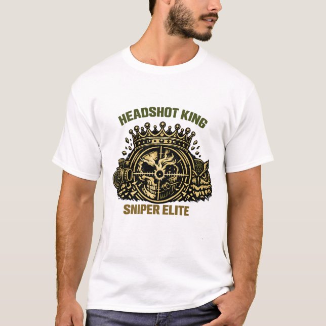 Headshot King Sniper Elite Tee (Framsida)