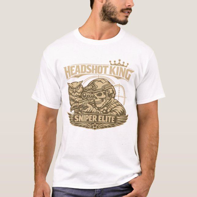 Headshot King Sniper Elite Tee (Framsida)