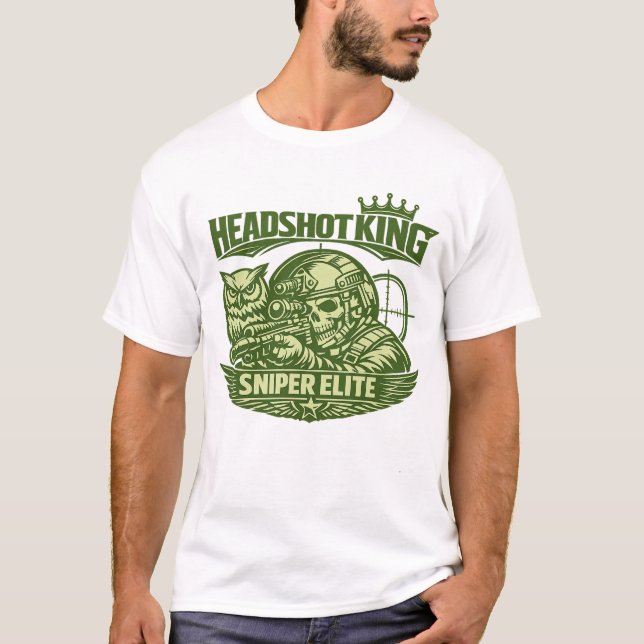 Headshot King Sniper Elite Tee (Framsida)