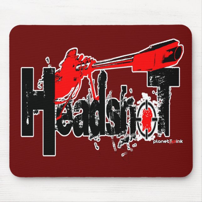 Headshot!  Mousepad Musmatta (Framsidan)