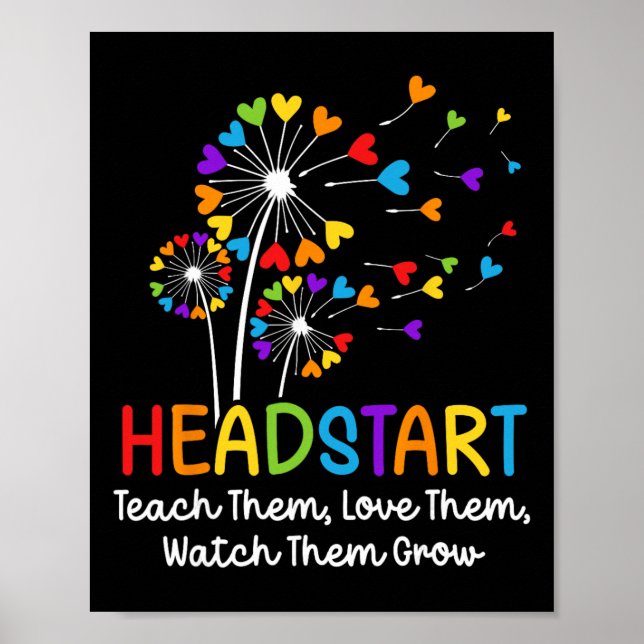 Headstart Teacher Early Childhood Educator  Poster (Framsidan)