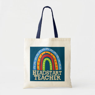 HEADSTART TEACHER Rainbow Colorful Last Back Tygkasse