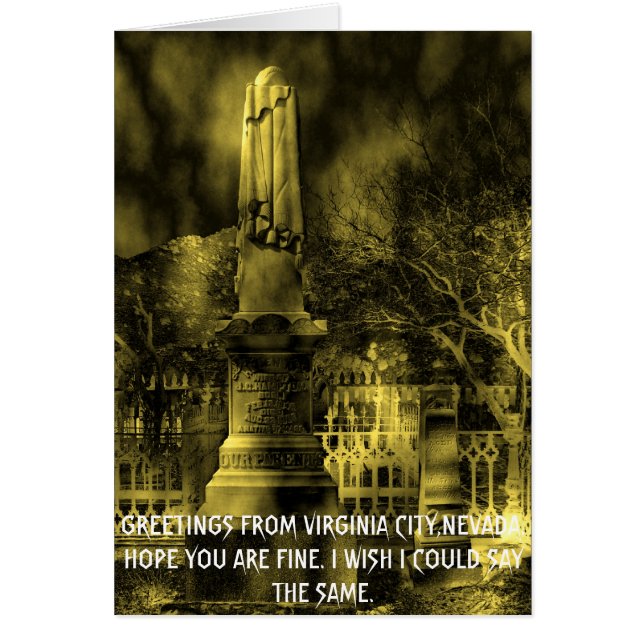 HEADSTONE-kort Hälsningskort (Framsidan)