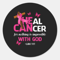 Heal Cancer Tro Gud Christian Breast Cancer Aw