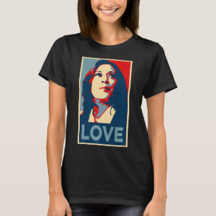 Heal Kärlek Hope Kamala Harris Obama 47 Support Em T Shirt
