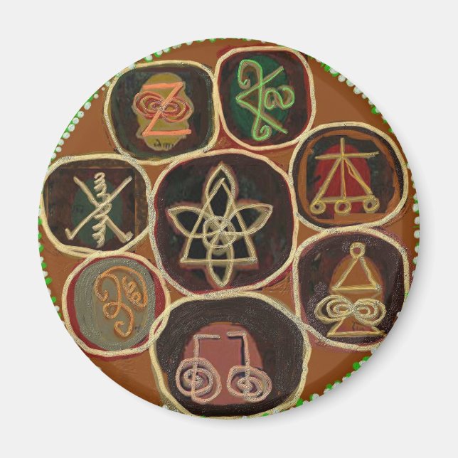 HEAL: Karuna Reiki Emblem Magnet (Framsidan)