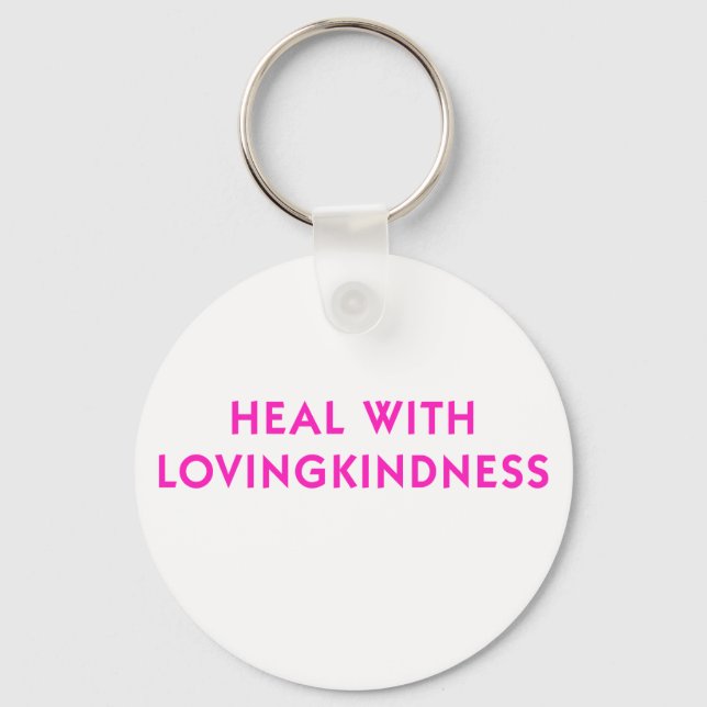 Heal med överdådighet nyckelring (Framsida)