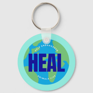 HEAL-nyckelkedja (Dubbla-sida) Nyckelring