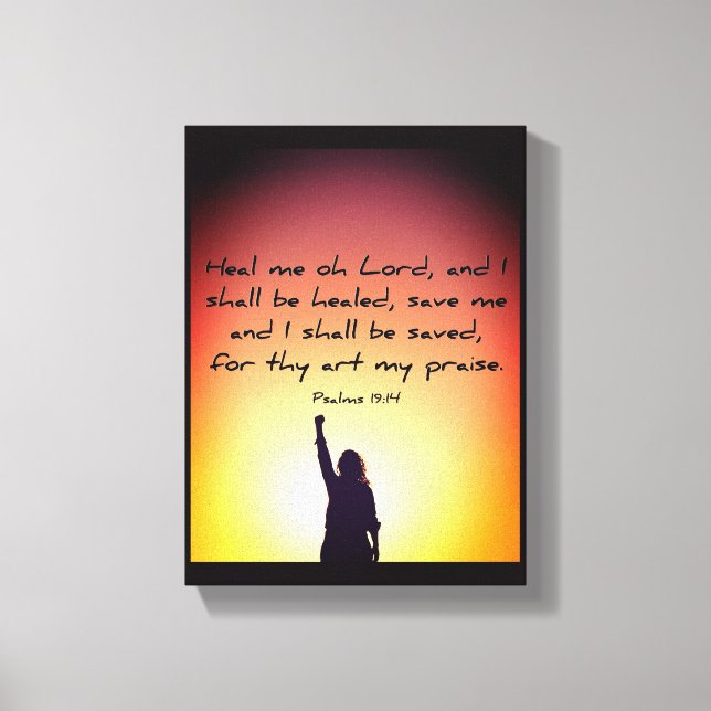 Heal - Premium Wrapped Canvas (glans) (Framsida)